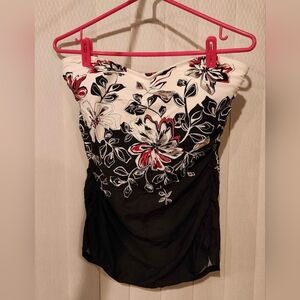 Ladies Floral Bathing Suit Top